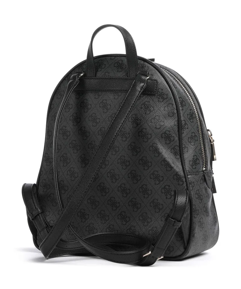 Guess Manhattan II Large Rucksack coal logo