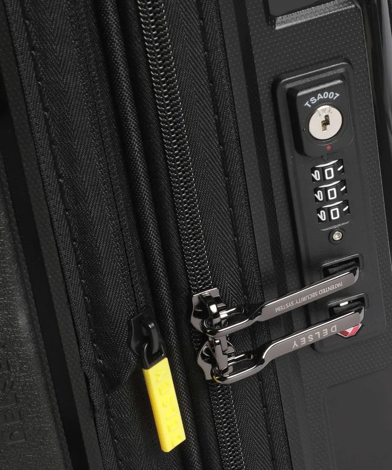 Delsey Paris Lutece Se Slim 4-Rollen Trolley black