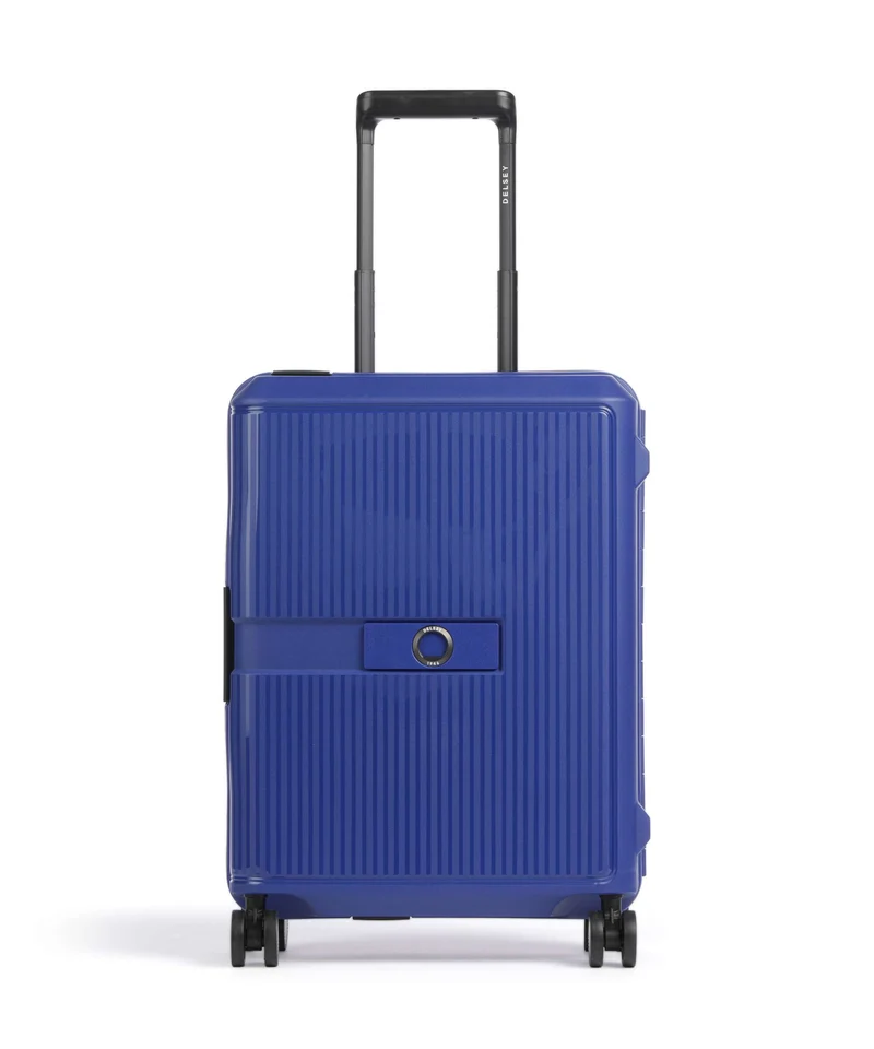 Delsey Paris Vauban Slim 4-Rollen Trolley electric blue