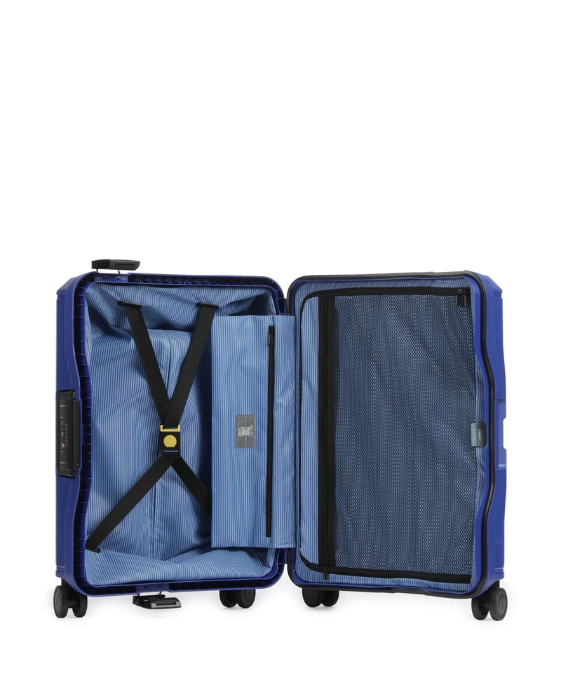 Delsey Paris Vauban Slim 4-Rollen Trolley electric blue