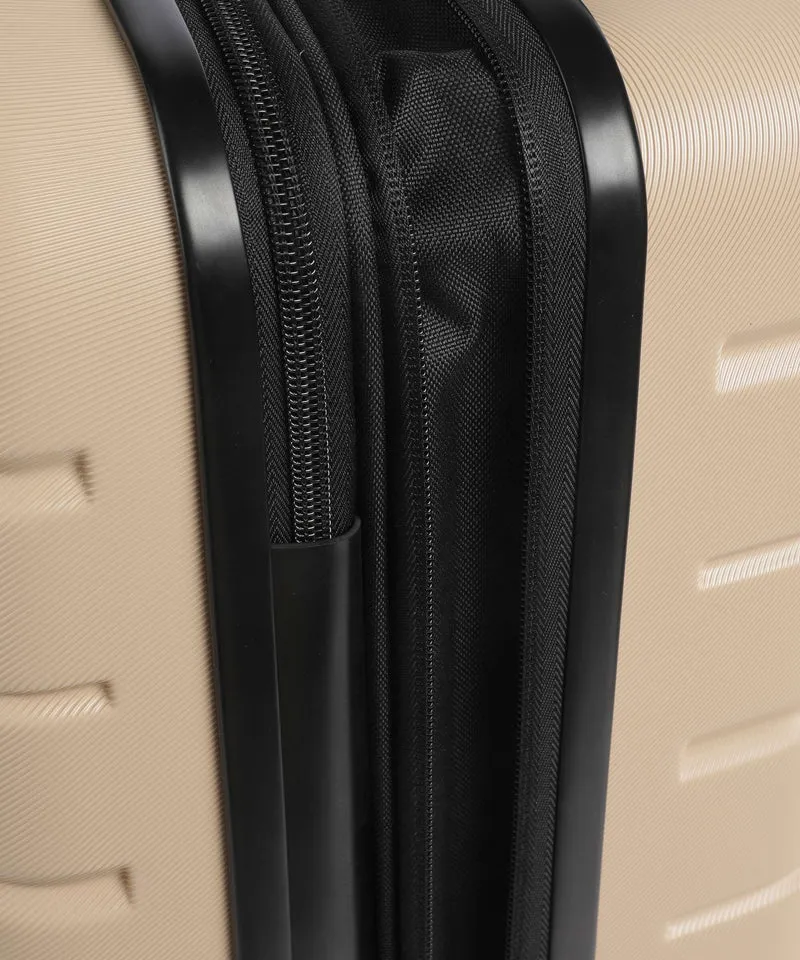 Delsey Paris Air Armour 4-Rollen Trolley warm sand