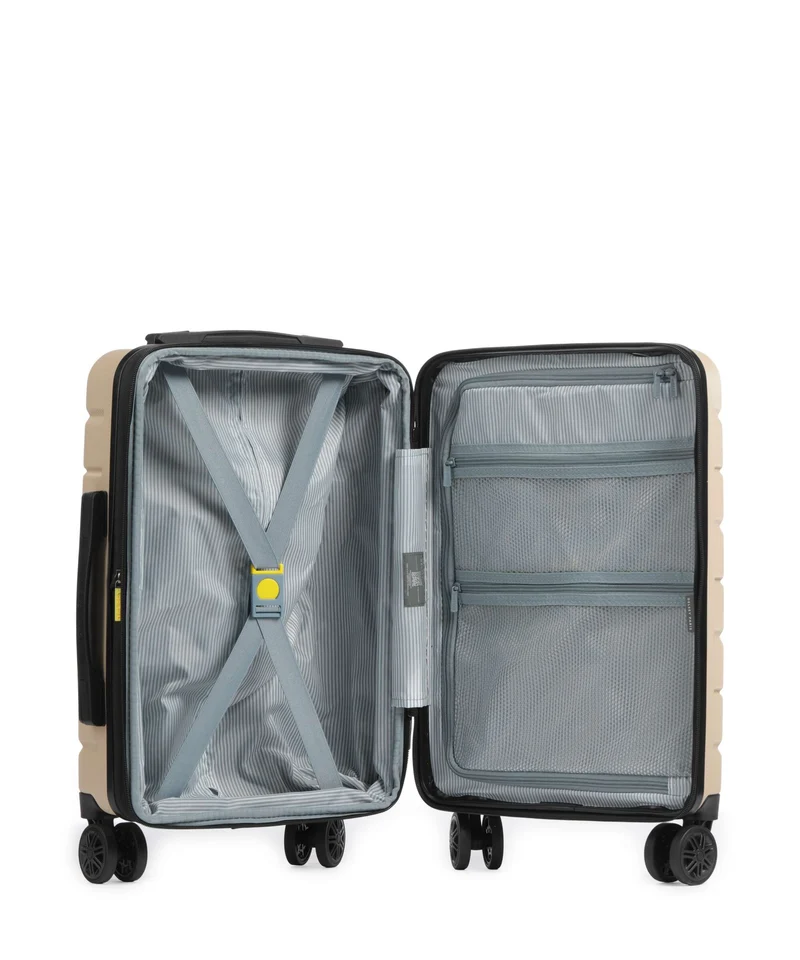 Delsey Paris Air Armour 4-Rollen Trolley warm sand