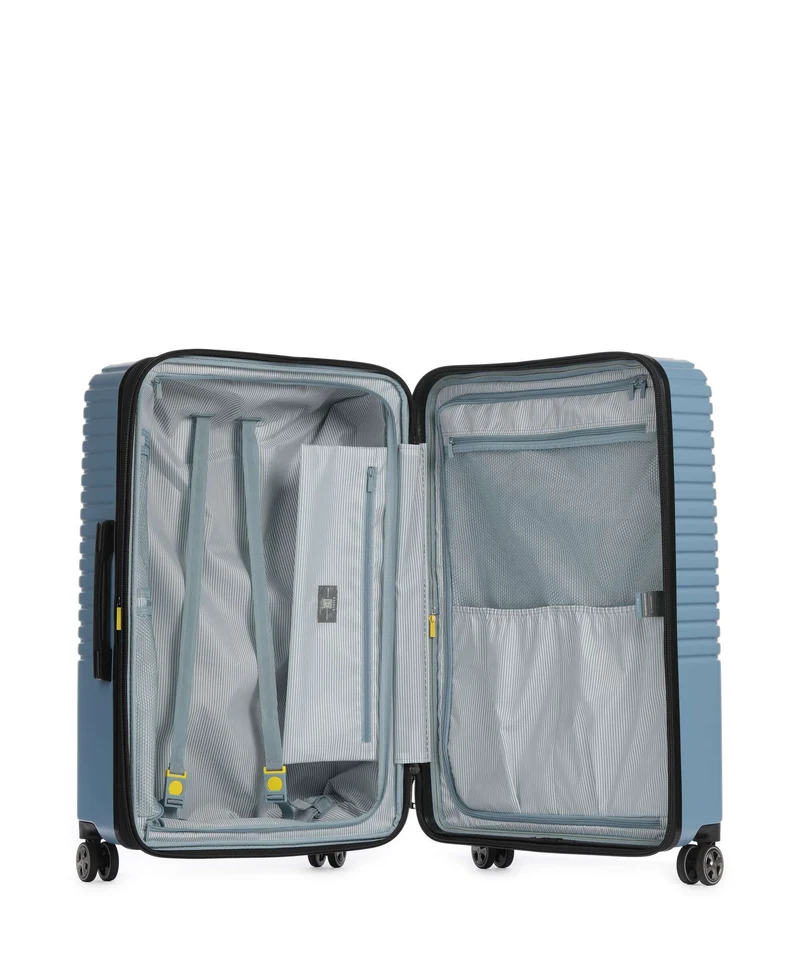 Delsey Paris Caumartin Plus 4-Rollen Trolley zinc blue