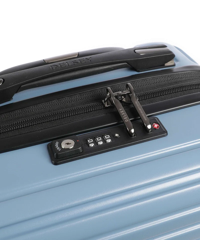 Delsey Paris Caumartin Plus 4-Rollen Trolley zinc blue
