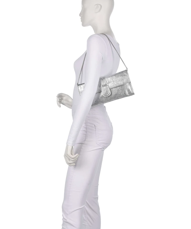 Abro Mimosa Luna Schultertasche silver