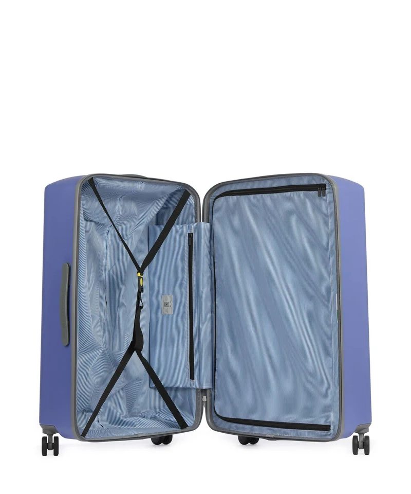Delsey Paris x United Colors of Benetton UCB Hardside 4-Rollen Trolley purple