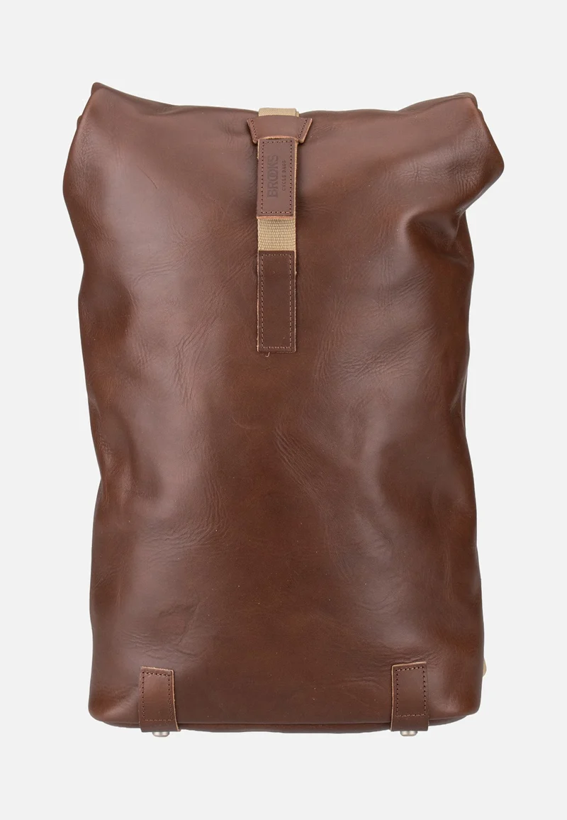 Pickwick Reflective Leather 12L Brown - Rolltop Rucksack