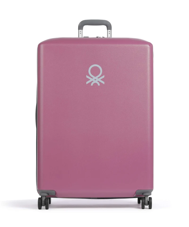 Delsey Paris x United Colors of Benetton UCB Hardside 4-Rollen Trolley pink