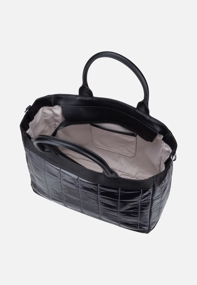 Calduccio Tessuto Yvette LHZ Black - Henkeltasche
