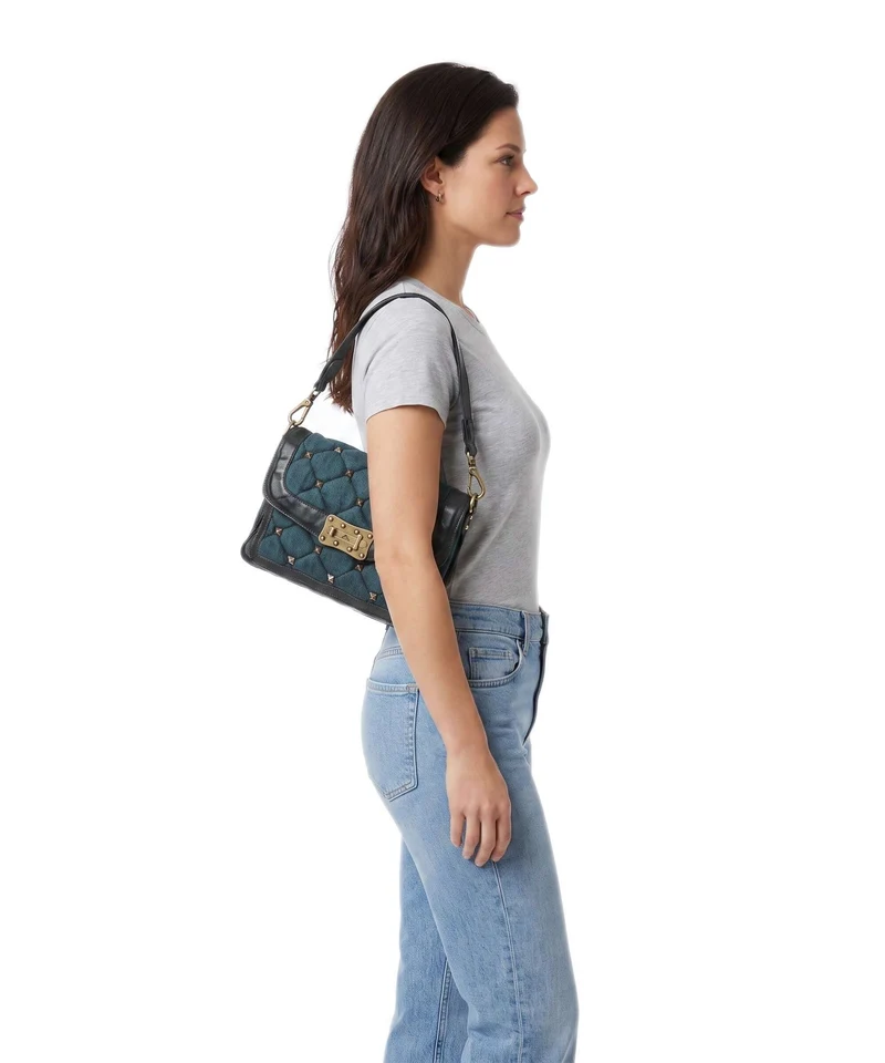 Campomaggi Schultertasche petrolium