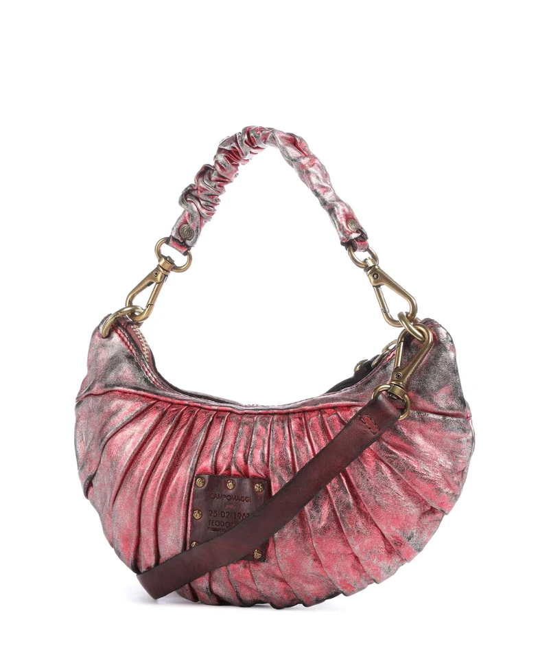 Campomaggi Schultertasche red/wine