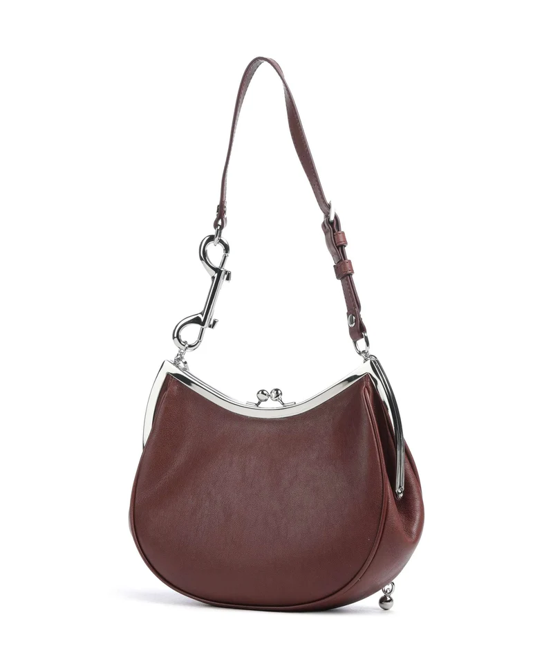 Vivienne Westwood Charm Frame Supple Schultertasche chestnut