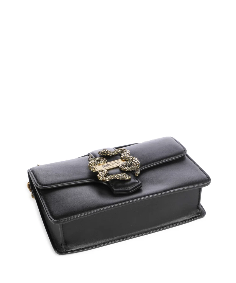 Just Cavalli Iconic Snakes Schultertasche black