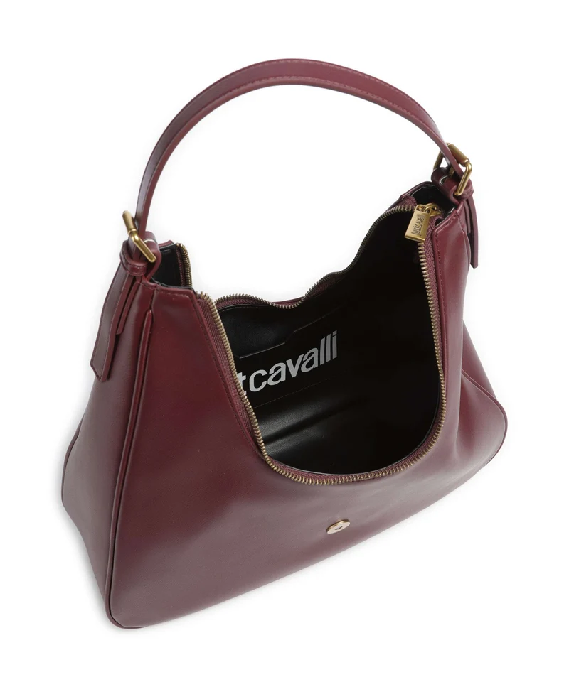 Just Cavalli Iconic Snakes Beuteltasche cordovan