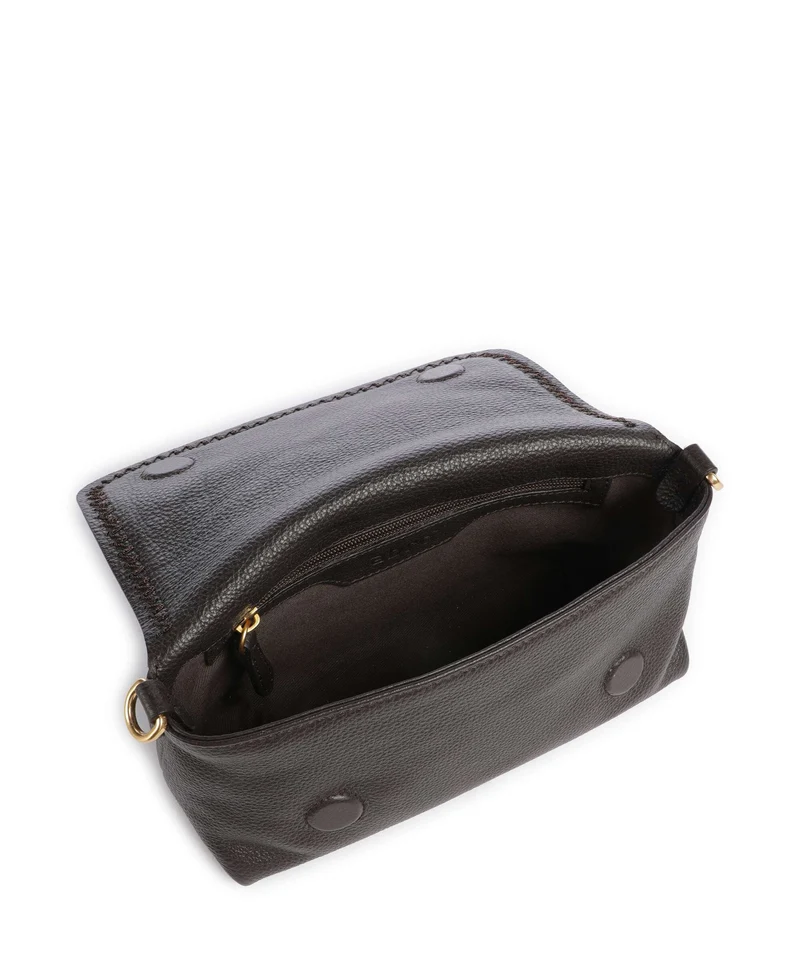 Abro Agave Signature Schultertasche dark brown
