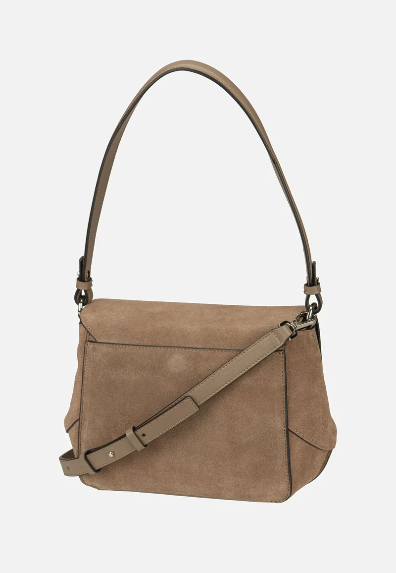 Lilly CB M Suede Neutral Gray - Umhängetasche