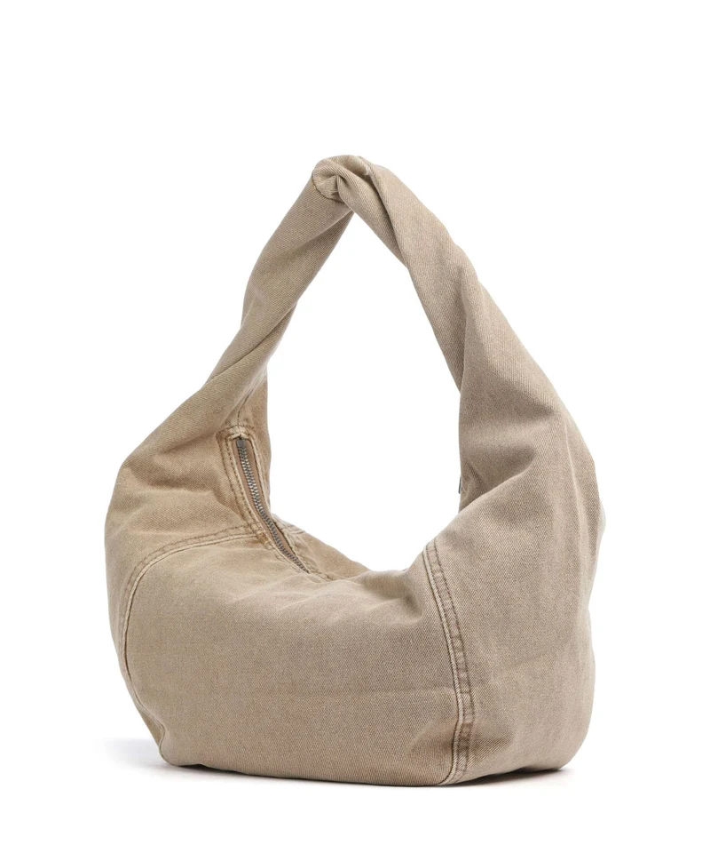 Liebeskind Farrah II Denim M Beuteltasche beige
