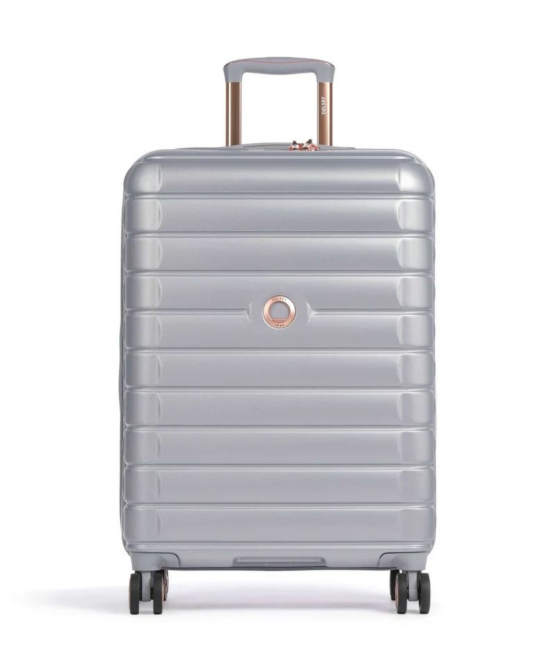 Delsey Paris Shadow 5.0 4-Rollen Trolley platinum