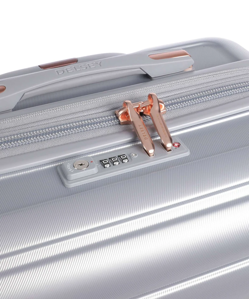 Delsey Paris Shadow 5.0 4-Rollen Trolley platinum