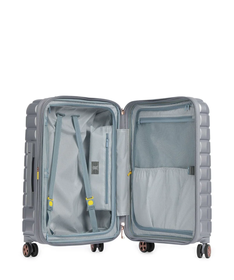 Delsey Paris Shadow 5.0 4-Rollen Trolley platinum