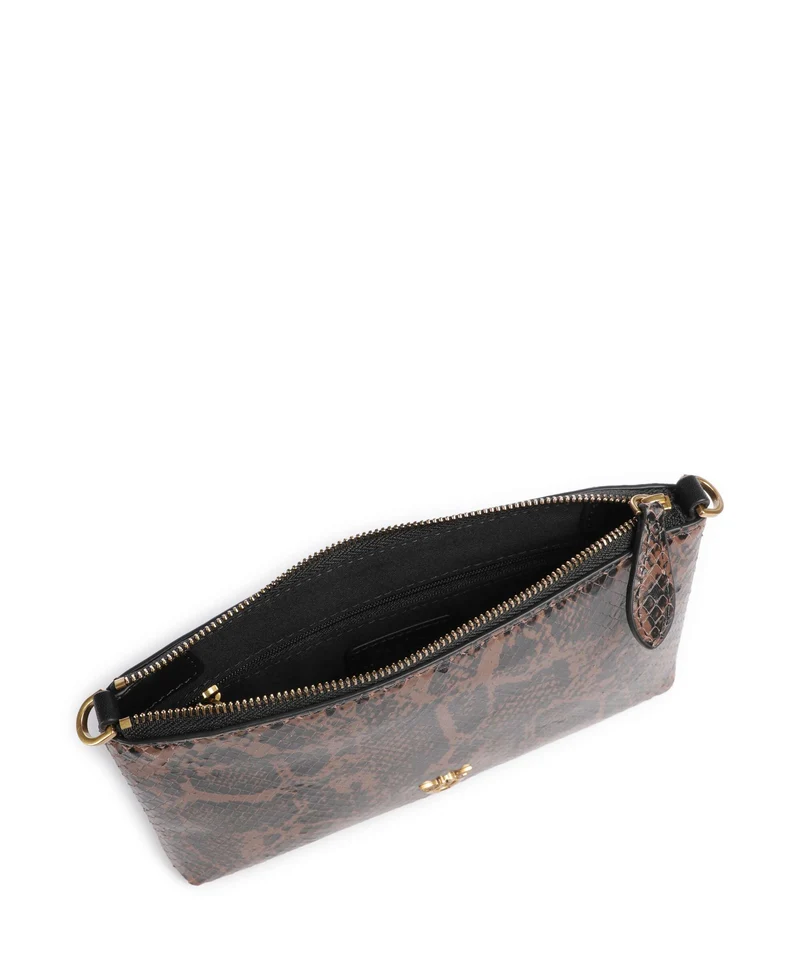 Pinko Flat Mini Umhängetasche roccia/marrone/antique gold