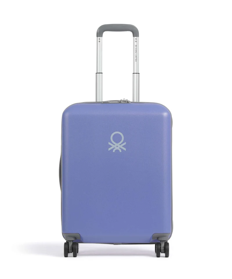 Delsey Paris x United Colors of Benetton UCB Hardside 4-Rollen Trolley purple