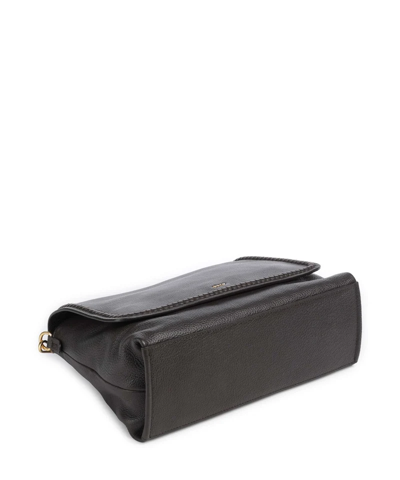 Abro Agave Signature Big Schultertasche dark brown