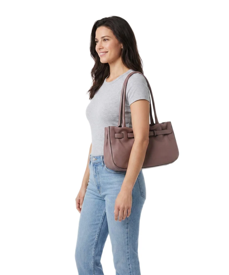 Abro Dalia Jill Schultertasche rosewood