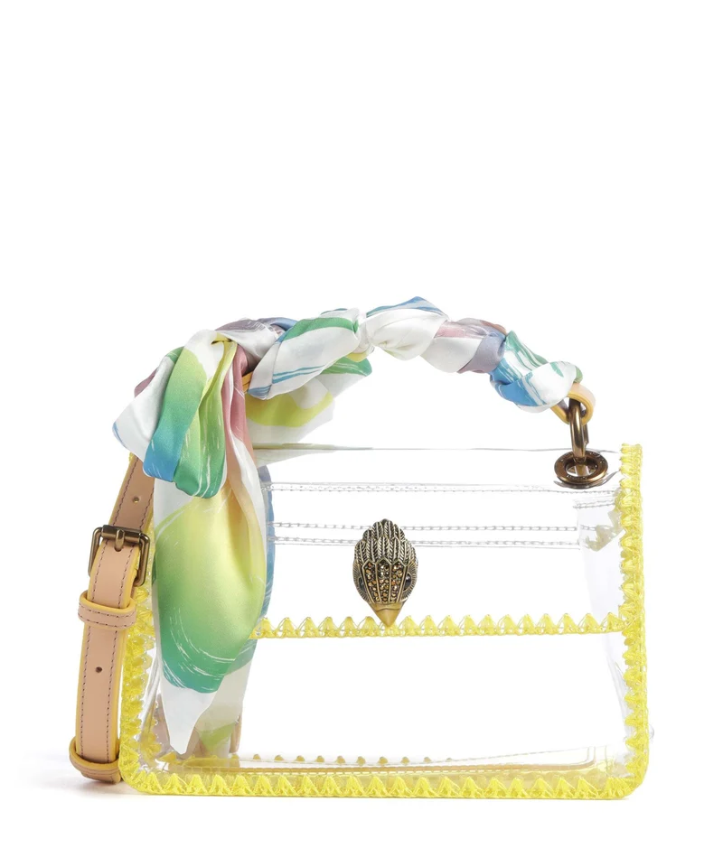 Kurt Geiger Kensington Vinyl Mini Umhängetasche yellow