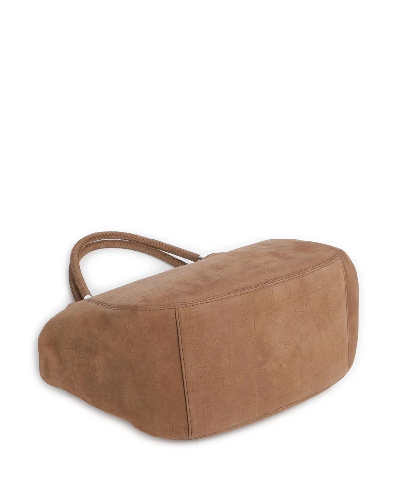 Aigner Carré Soft L Shopper saddle brown