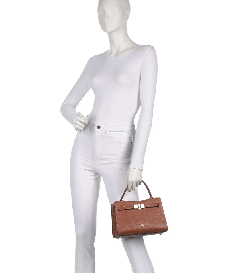 Aigner Farah S Handtasche cognac brown