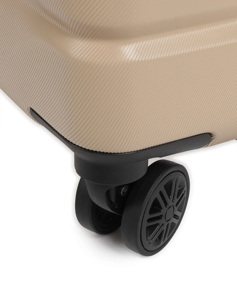 Delsey Paris Air Armour 4-Rollen Trolley warm sand