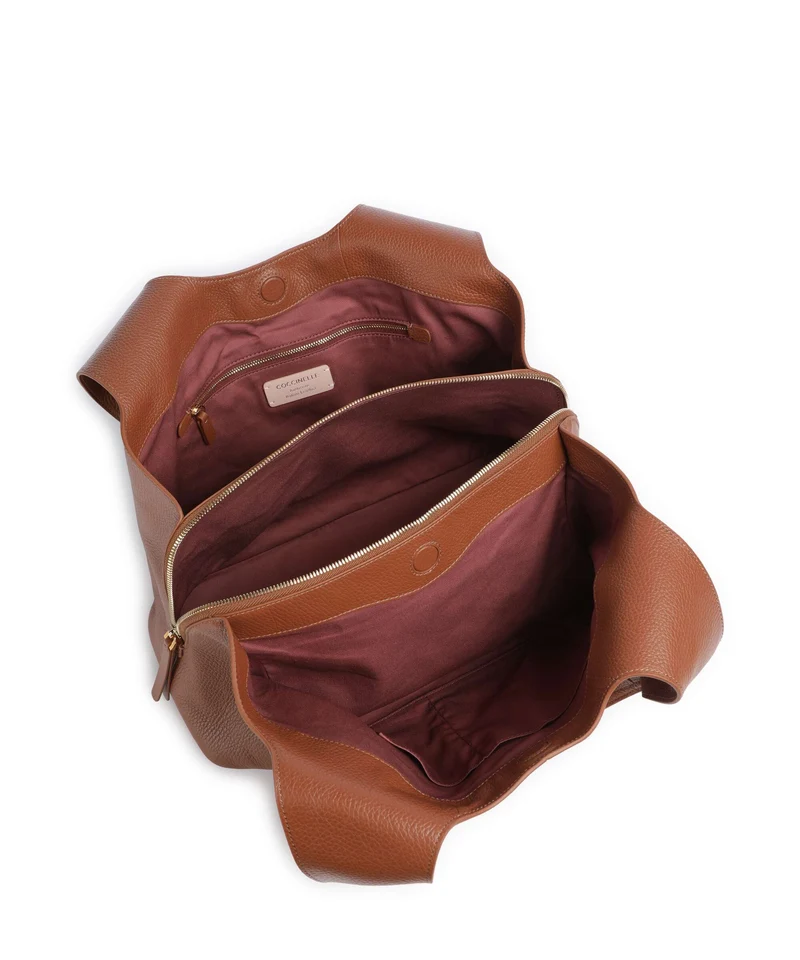 Coccinelle Nell Beuteltasche cognac