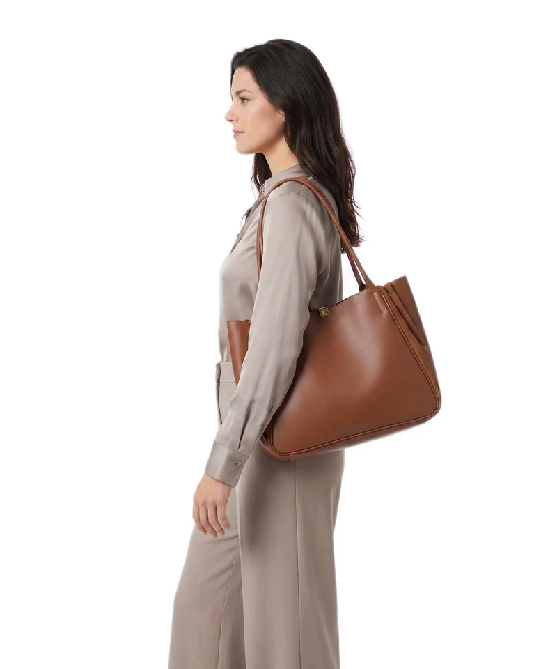 Coccinelle Pansy Shopper cognac