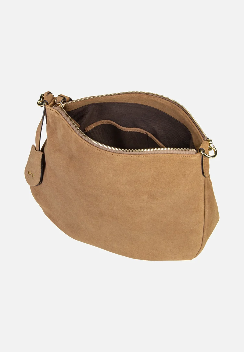 Juna Small Suede Cappuccino - Hobo Bag