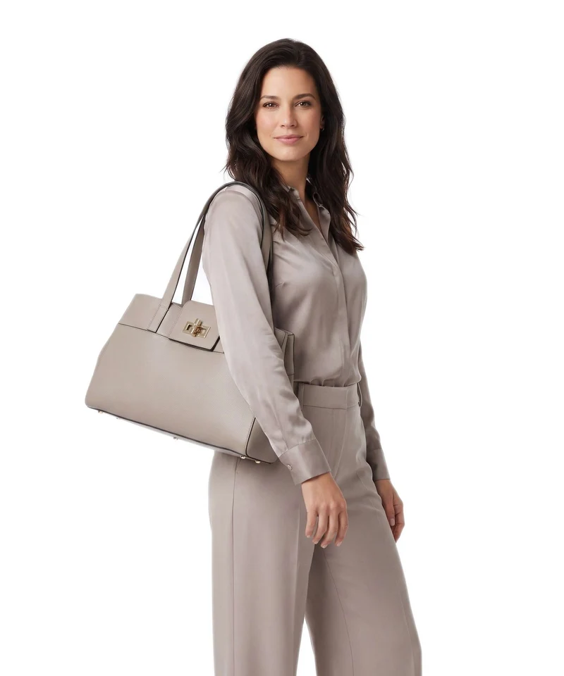 Furla Amelia L Shopper cachemire gray