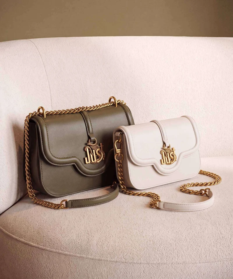 Just Cavalli Just Snake Umhängetasche pristine