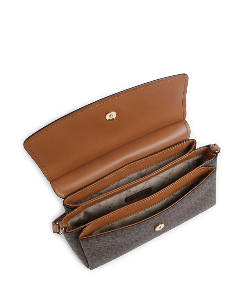 Michael Kors Landry Medium Schultertasche brown/acorn