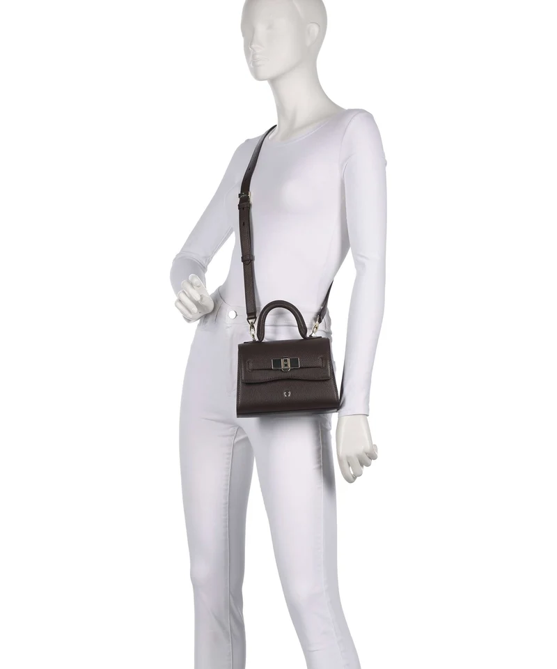 Aigner Farah XS Umhängetasche soil brown