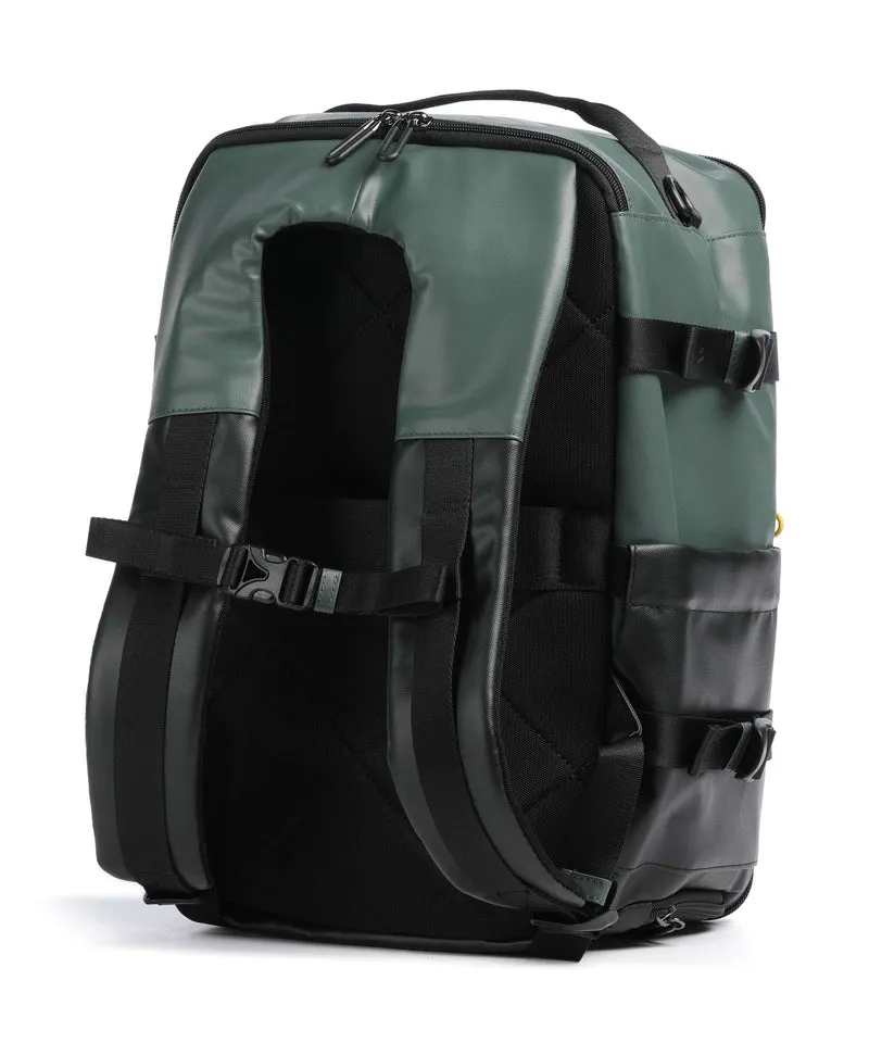 Mandarina Duck Coated Rucksack deep green
