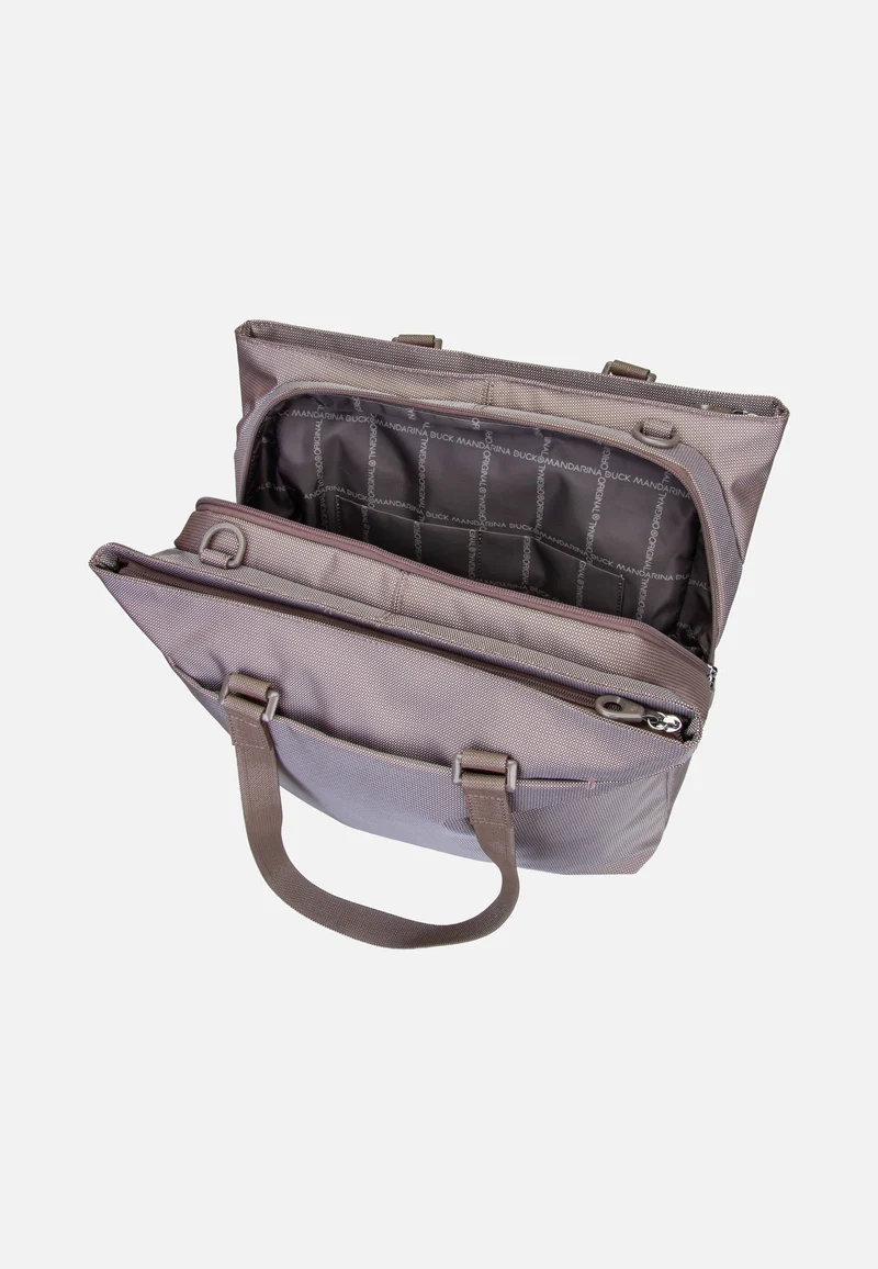 MD20 Double Zip QMT73 Taupe - Shopper