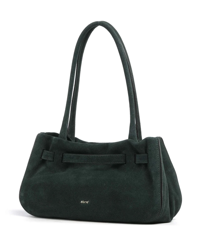 Abro Suede Jill Schultertasche green