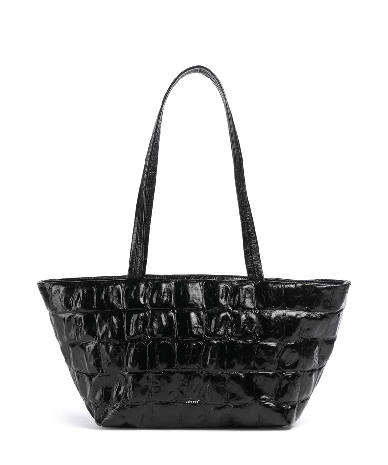 Abro Maxxi Cocco Alba Schultertasche black/nickel