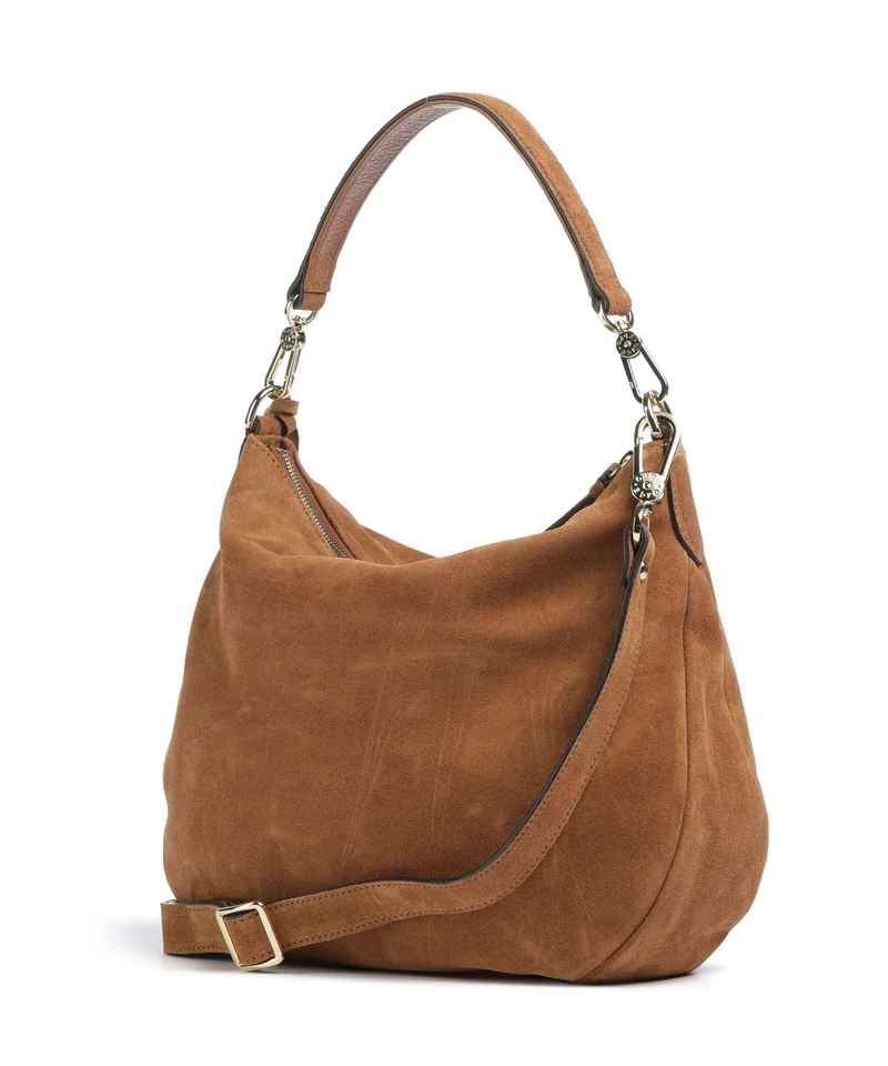 Abro Suede Juna Small Beuteltasche cuoio