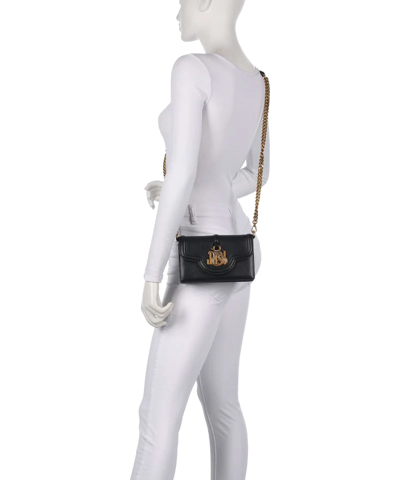 Just Cavalli Just Snake Umhängetasche black