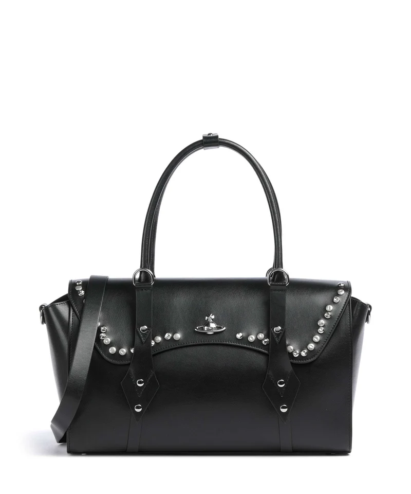 Vivienne Westwood Bettina Smooth Medium Handtasche black