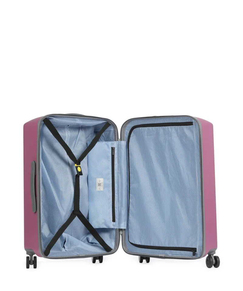Delsey Paris x United Colors of Benetton UCB Hardside 4-Rollen Trolley pink