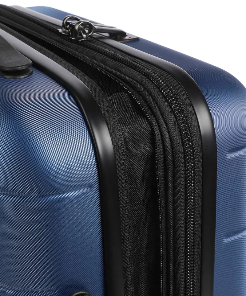 Delsey Paris Comete 4 Slim 4-Rollen Trolley light blue