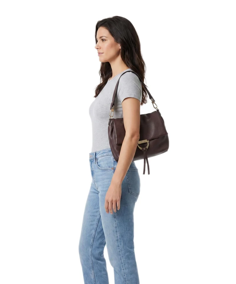 Abro Dalia Temi Medium Schultertasche burgundy