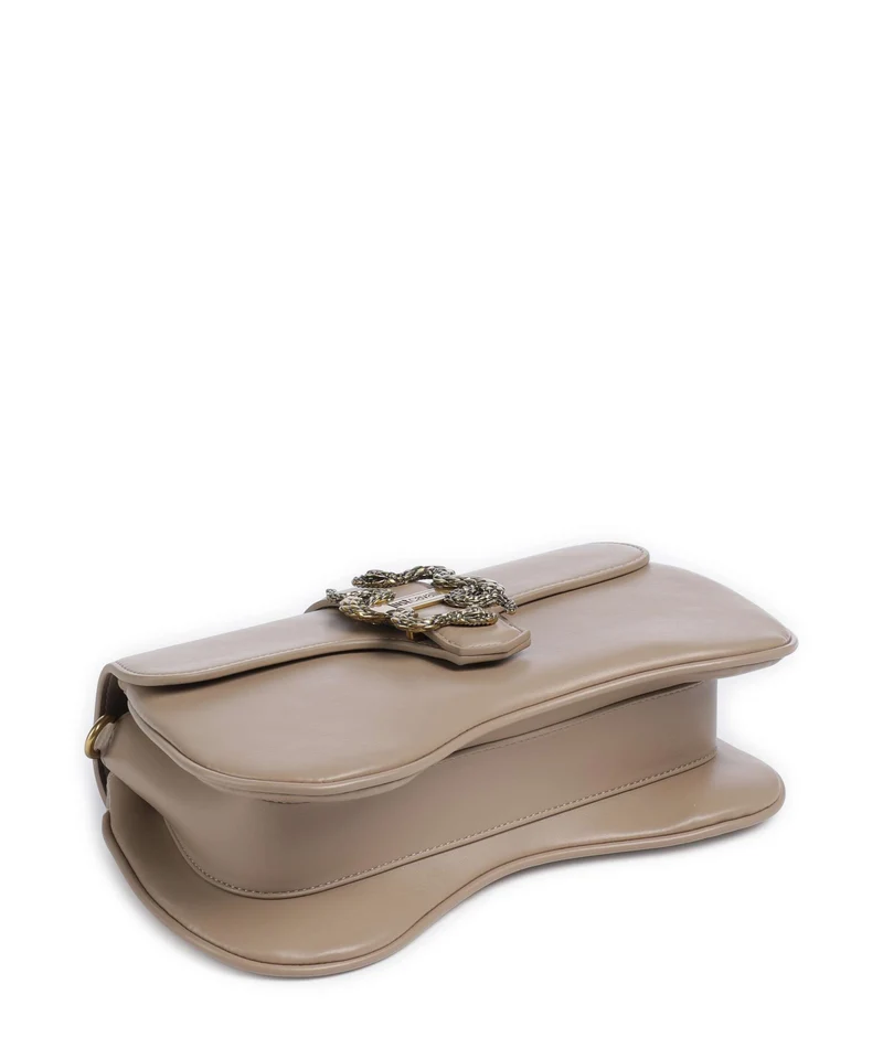 Just Cavalli Iconic Snakes Schultertasche tan